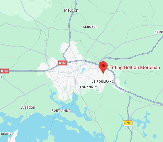 Plan d'accès Fitting Golfe du Morbihan - Vannes